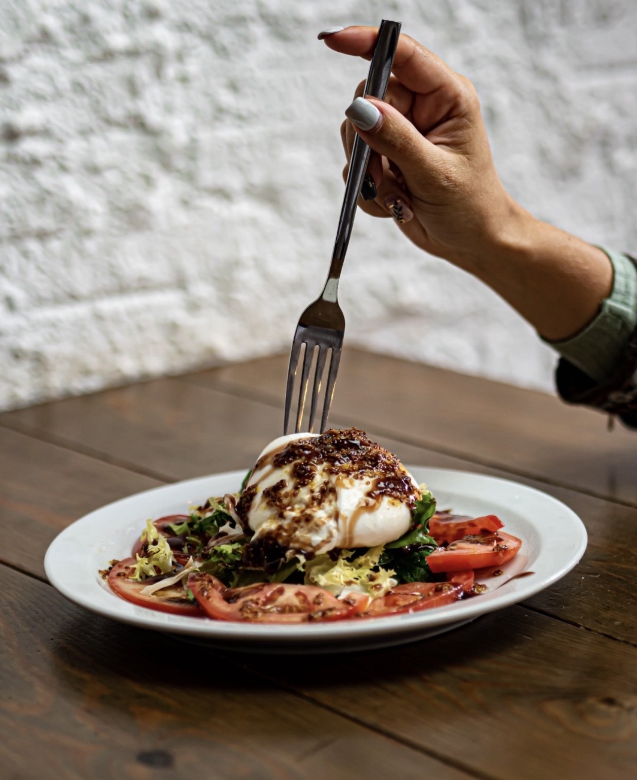 Ensalada de burrata